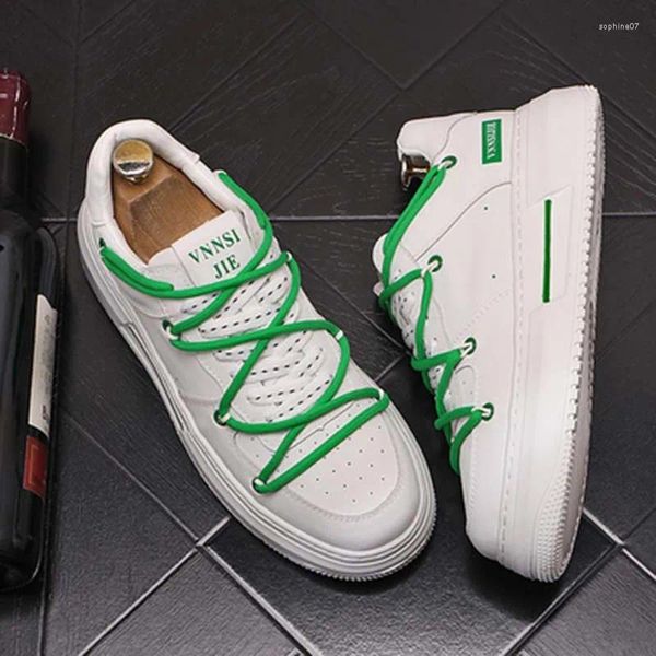 Scarpe casual designer di lusso uomini piatti a fila saldatura maschio rock sports sneakers moca