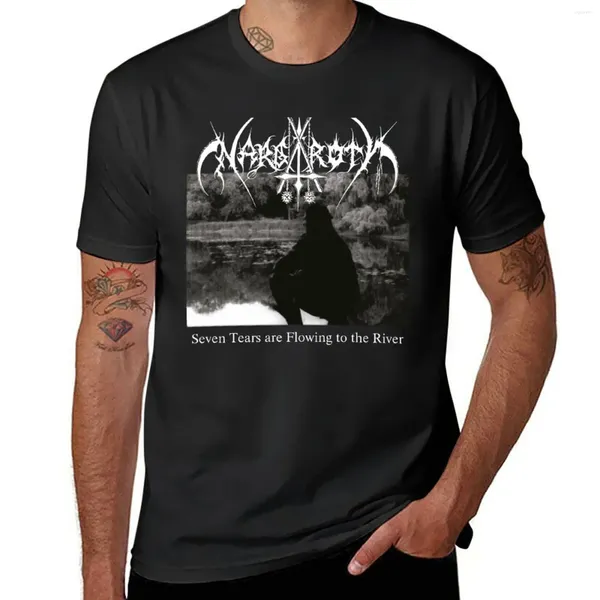 Tanques masculinos Nargaroth-Sete lágrimas estão fluindo para o rio Black Metal Camiseta Kawaii Roupas camisetas camisetas para homens