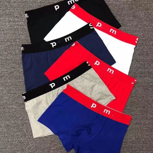 Designer Sexy Mens Underwear Brand Brand Boxer Boxer Underpants morbido di alta qualità 3pcs/lotto