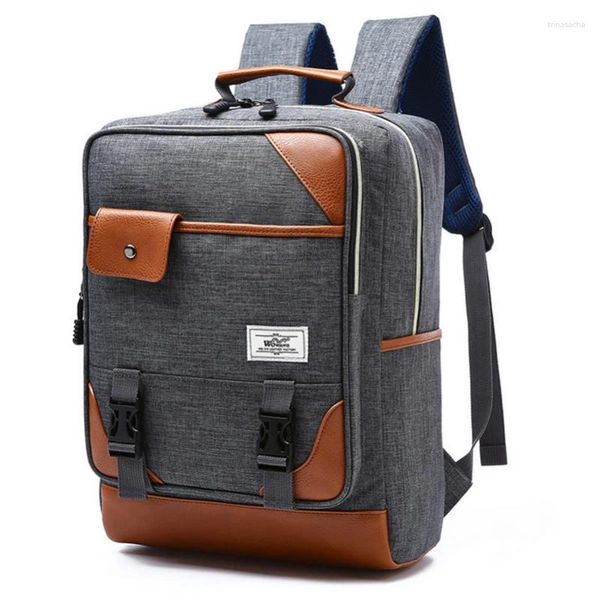 Rucksack Nylon wasserdichte Material Casual Retro Computer Schoolbag Reise für Jungen und Mädchen F4