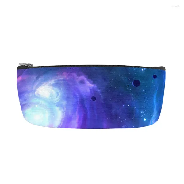 Bolsas de armazenamento Universo planeta Stary Sky Sun Painting Patterm Mask Holder Case de maquiagem Bolsa Cosmética Bolsa Pastillero For Friends Presente 2024