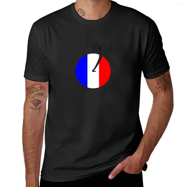 Herren Polos Road Fahrrad Frankreich Flagge T-Shirt Koreanische Mode Kawaii Kleidung Tier Prinfor Jungen T-Shirts Männer