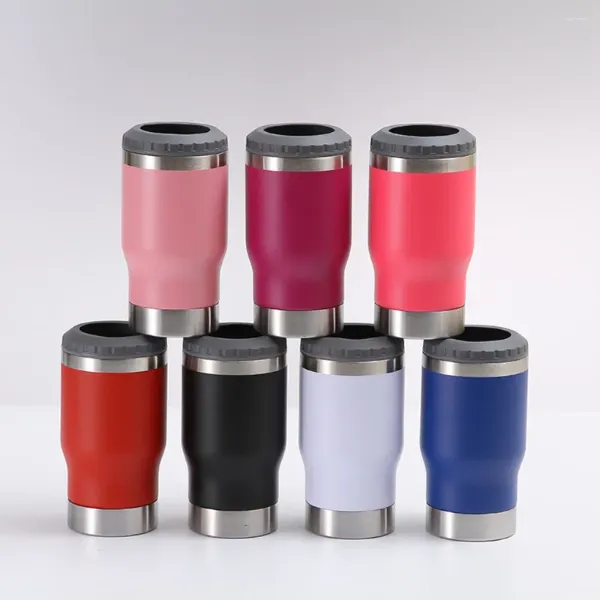 Water Bottles Double-layer Beer Thermal Insulation Mug 14oz With Bottle Opener Insulated Cup Stainless Steel Vacuum Cooler