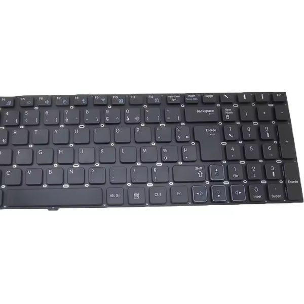 Teclado de laptop para Samsung Rv511 Rv515 Rv520 France FR BA59-02942B 9Z.N5QSN.B0F sem quadro novo