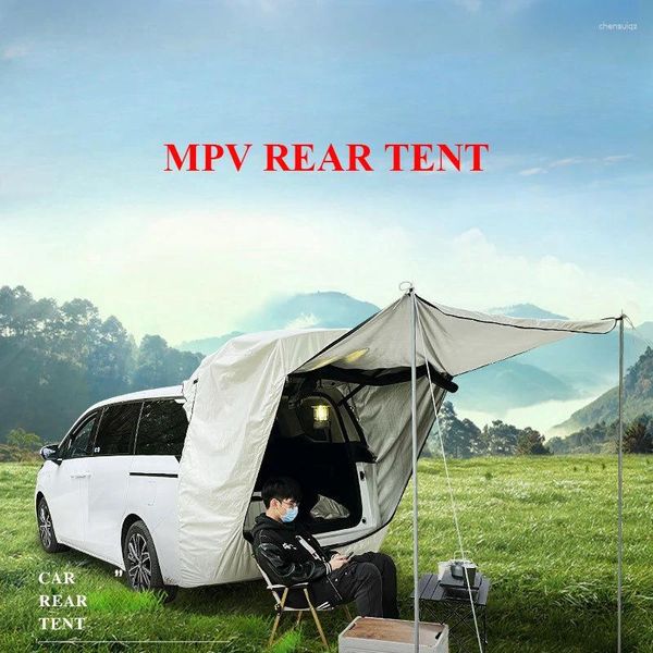 Zelte und Unterkünfte ohne Stangen! Heck Zelt MPV Spezielle Outdoor Campingauto Schwanz Multifunktion Dachverlängerung Sonnenschatten Regenschutzschutz