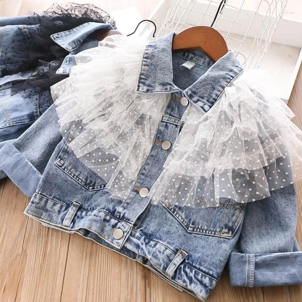 Giackets Girls Denim Jacket Fashions Instrelling Coat Cook Design Gauga per torta unica abbigliamento per bambini per outwear 309425