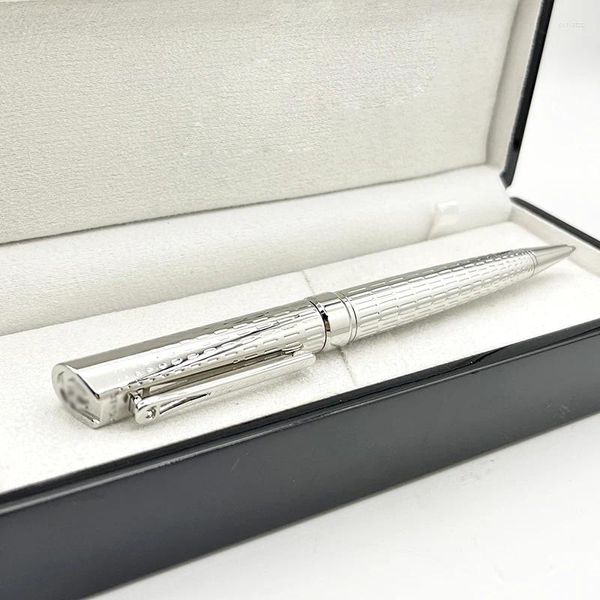 Luxury A-N-R BallPoint Pen Pen classico Silver Sulsite Sulvisit Pattern Office Forniture scolastiche Scrittura Smooth