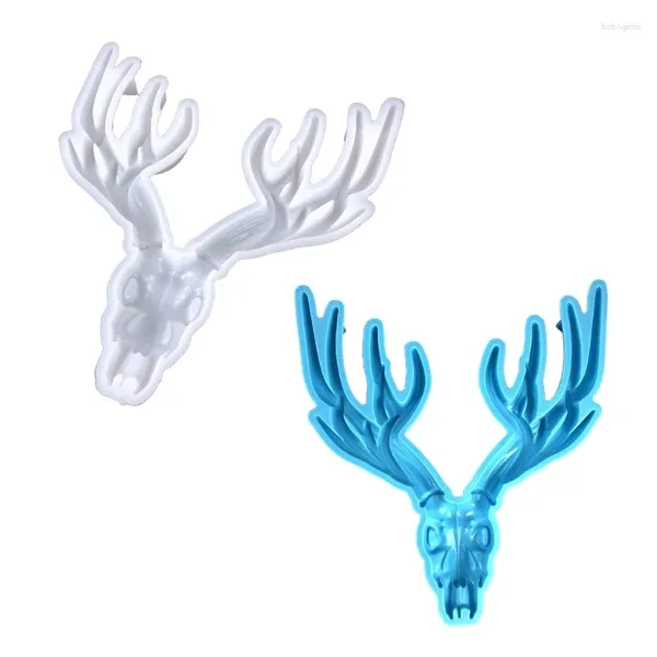 Estatuetas decorativas decoração de parede de Natal molde de silicone molde de animais grandes moldes de gesso