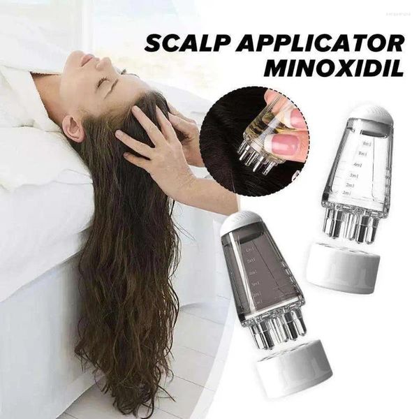 Speicherflaschen Mini tragbarer Kopfhaut Applikator Flüssigkamm Haarwurzeln Massage Mas E7V0