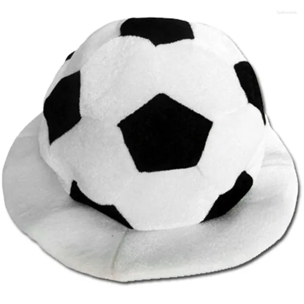 Boinas de futebol de futebol chapéu chapéu de chapéu perfeito para festas de Halloween mascaras fãs de esportes de fantasia