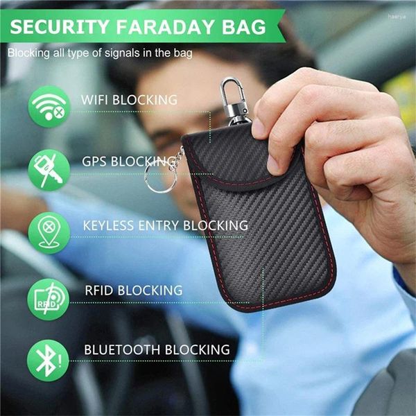 Aufbewahrungsbeutel -Kartenauto -Schlüssel Beutel FOB RFID -Abschirmentscheidungsorganisator zum Schutz des Datenschutzes