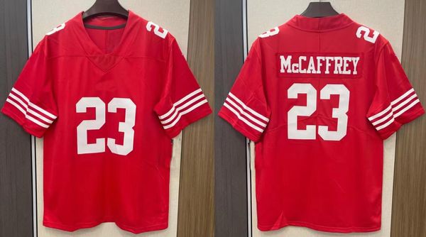 Christian McCaffrey Deebo Samuel Brock Purdy Football Jersey Nick Bosa George Kittle Patrick Willis Fred Warner Jerry Rice Talanoa Hufanga Jack Moody Brandon Aiyuk