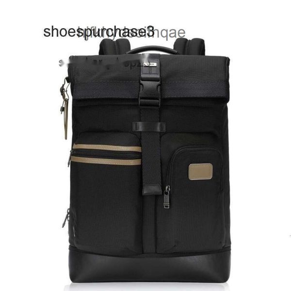 Business Large Tumiiss Initialen Backpack -Serie Designer Top -Rucksäcke 2223388 Beutelkapazität Multi 2024tumiis Casual Ballistic Roll Nylon Computer Männer Ugak