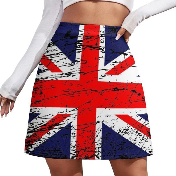 SAIRS GRANDE BRITAIN BRITH BRANK UK Union Union Jack Jack Mini Skirt Dress Women Summer