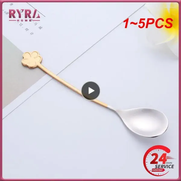 Coffee Scoops 1-5ps Strumento di cucchiaio creativo Strumento di Natale Regali di Natale Milk Spoonser