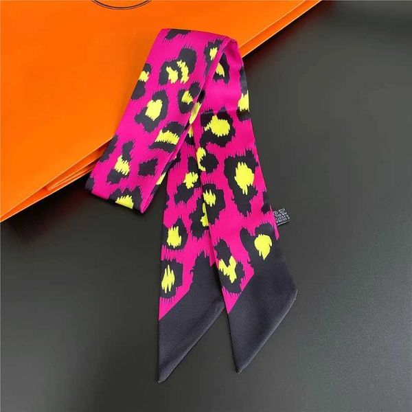 Schals luxuriöses Design dünne Seidenbandschals für Frauen