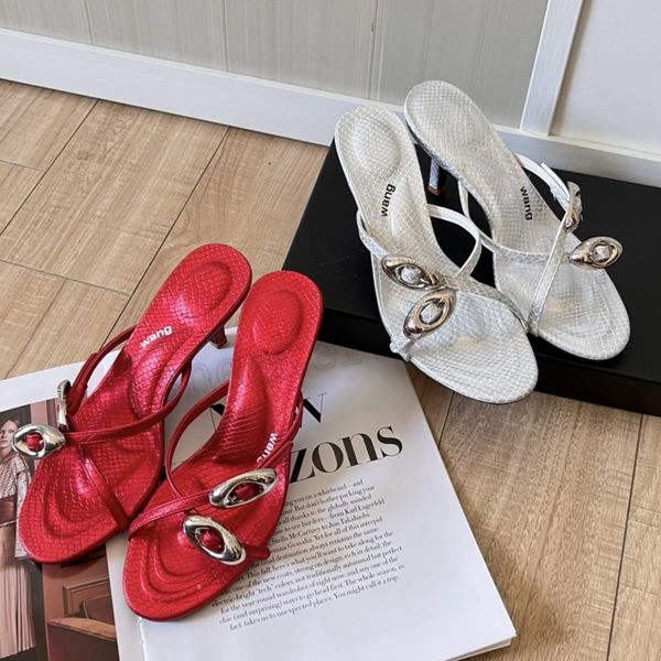 Designer High Heels Schuhe Frauen Brand Fashion Week Heels Schuhe Lana Slipper Red White Multicoly Ladies Sexy Heels Frau Hochzeits Heels Große Kleidungsschuhe 35-41