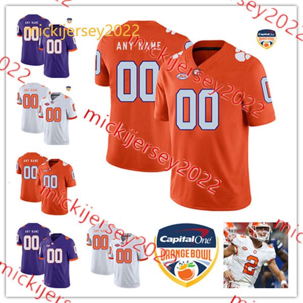 Phil Mafah Dacari Collins Clemson Tigers Football Jersey Zaire Patterson Sherrod Covil Jr. Blake Miller Caden Story Sergio Allen Dietrick Pennington Jersey