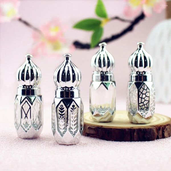 Depolama Şişeleri 20pcs/Lot 3ml 6ml Cam Rulo Millete Parfüm Şişesi Üzerinde Uçucu Yağ Şarkıları Topla Yeniden doldurulabilir