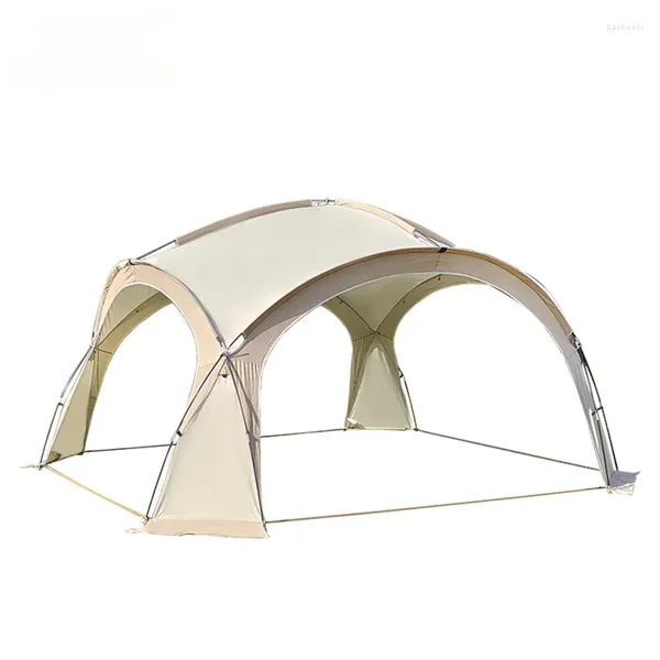 Tendas e abrigos Dome Canopy tenda grande abrigo Gazebos para acampar ao ar livre 14 pés UPF50 PU 2000mm Caso do corredor da parede lateral