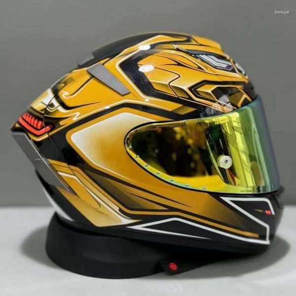 Caschi motociclisti Casco Full Face X-Spirit III Aerodyne TC-9 X-FOURTEEN SOLID X-14 Sports Bike Racing Cascos