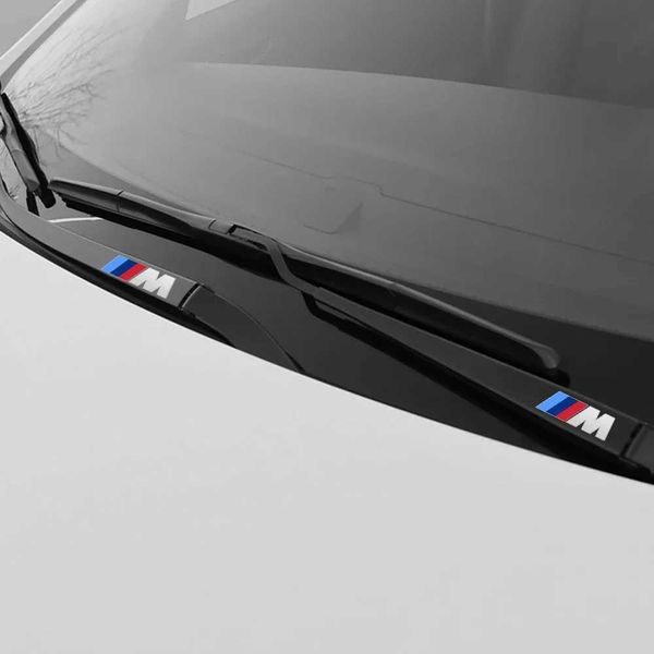 Andere Innenzubehör Metall Emblem Auto Decor Decals Reflektierende Autofenster -Wischeraufkleber für BMW M Power Performance M3 M5 x1 x3 x5 x6 E46 E39 E36 T240509