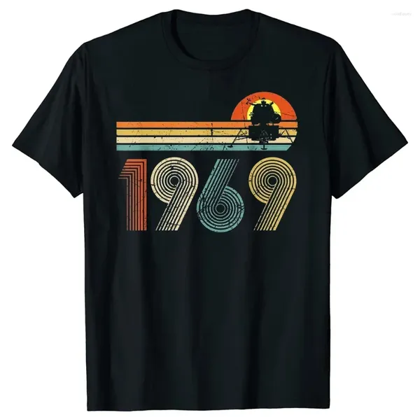 Herren T-Shirts Lustiges Jubiläum 1969 Vintage Shirt Grafik Baumwolle Streetwear Kurzärmel Geburtstagsgeschenke Sommerstil T-Shirt Herren Kleidung