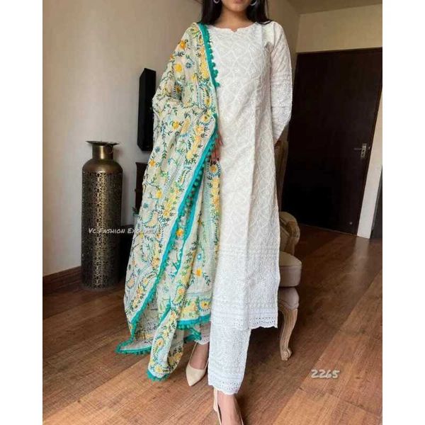 Abbigliamento etnico Sarees Palazzo Kurta Dupatta Abito per donne indiane Salwar Kameez Wedding Kurti Pen setl2405