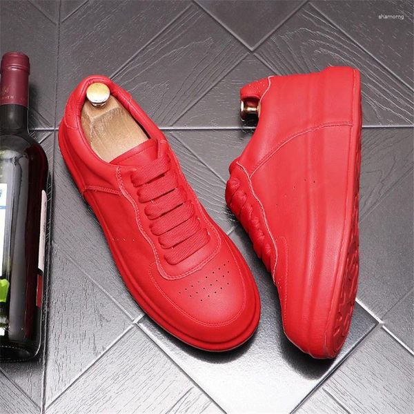 Повседневная обувь золото роскошные панк мужски красные дизайнерские кроссовки хип -хоп платформы спортивные тренеры Zapatillas hombre