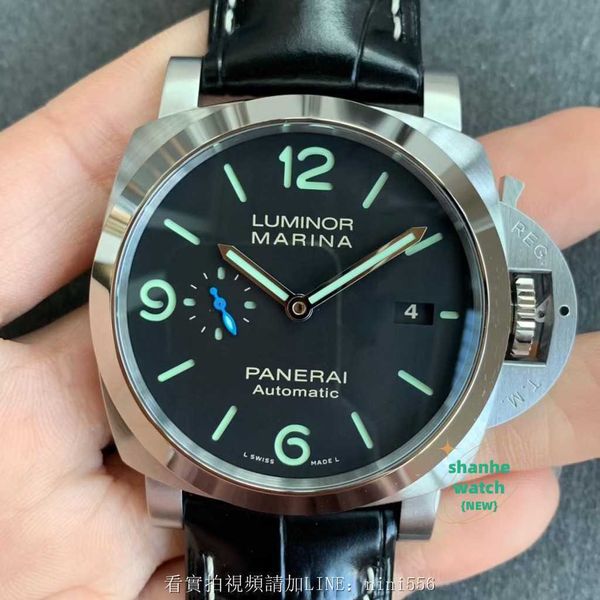 Luxusuhren für Herren Mechanical Watch vs Sea PAM01312 Dichtes Boden 44 mm Edition Herren Watch Automatische Marke Italien Sport Armbanduhren