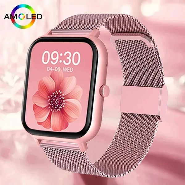 Neu für Smart Watch Women Custom Dial Smartwatch Männer wasserdichte Uhr Bluetooth Call Uhren Full Touch Sports Armband