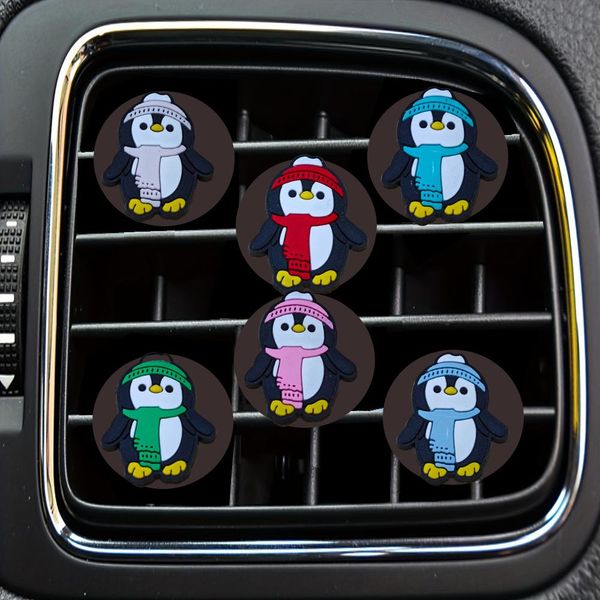 Innenarchitektur Penguin Cartoon Car Air Vent Clip Outlet Clips Accessoires für Office Home Decorative Conditioner pro Bk Freshee OT1IV