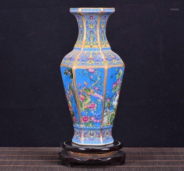 Antike Royal Chinese Porzellan Vase Dekorative Blumenvase für Hochzeit Dekoration Pot Jingdezhen Porzellan Weihnachtsgeschenk19448592