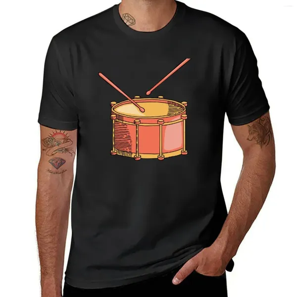 T-shirt per strumenti musicali da uomo Drum Drum Drum Drum Drum Dract