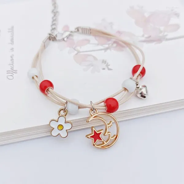 Braccialetti Charm Fashion Star Moon Bracciale intrecciato Studia Girnica Cina per bambini Coppia Gift Accessori in ceramica