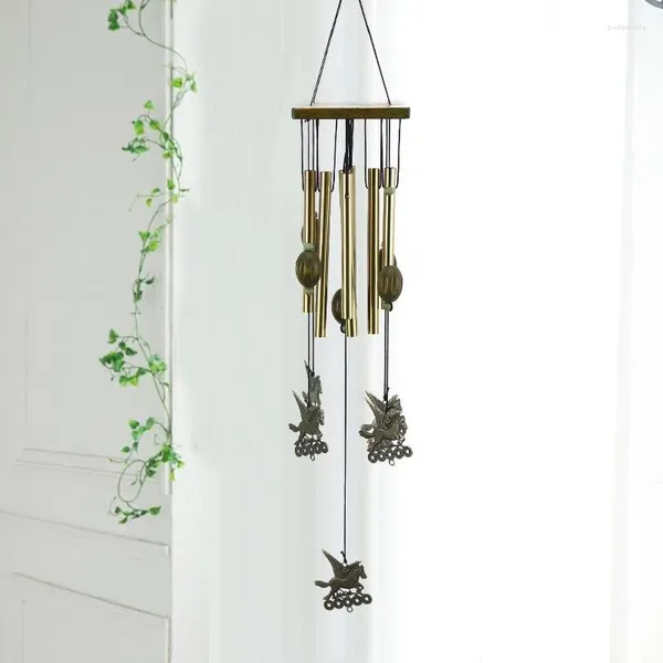 Party -Dekoration Metallrohr Tier Gold Wind Chimes traditionelle Gartenwandanhänger kreativer Gartenhänge Ornamente Home DIY