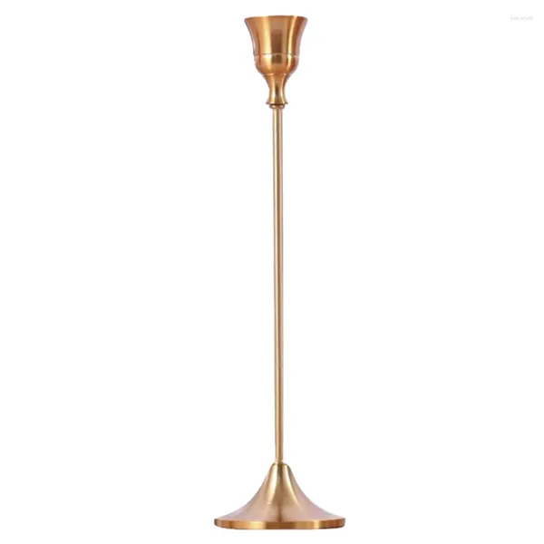 Titulares de vela Tabel de jantar sala de estar PONTRA DE PONTRAÇÃO Decoração de casa Retro Bronze Party Wedding Party Golden European Modern Bar Modern