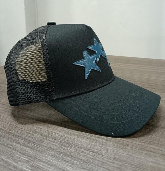 Street Blue Baseball Cap Men039s and Women039s Cotton Canvas Trucker Hat Hat European and American Style5253346