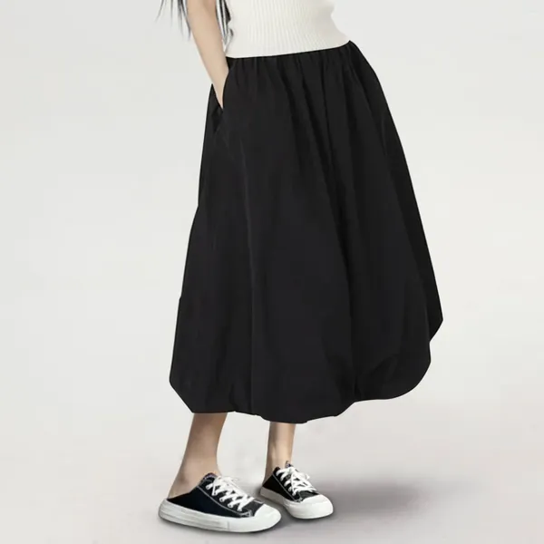Юбки юбки юбки женщины средняя длина с высокой талией с таликой с карманным праздничным костюмом Половина персонажа