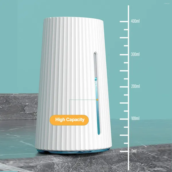 Sıvı Sabun Dispenser Kızılötesi İndüksiyon Banyo Aracı Duvar Çıkarmaları 14500 Lityum Pil 400ml Kapasite 500mAh Büyük