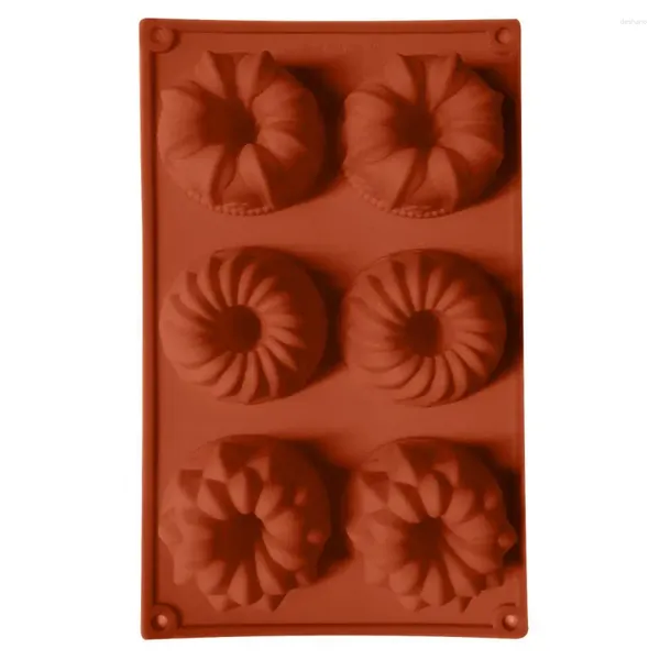 Stampi da forno a stampo senza BPA Silicone Mini Bundt set 3 forme da 6 forme 12 tazza per cupcake