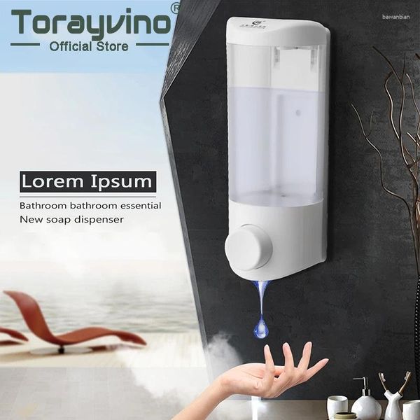 Distributore di sapone liquido Torayvino Abs igiene per igiene di igiene di buona qualità bottiglia in schiuma per bagno da cucina