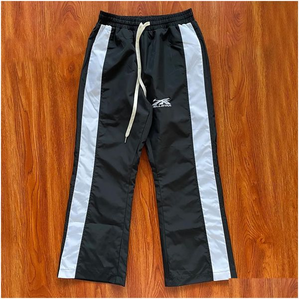 Pantaloni plus size plus size strisce vintage per pantaloni della tuta da donna jogger dstring drop drop delivery abbigliamento ot8lf