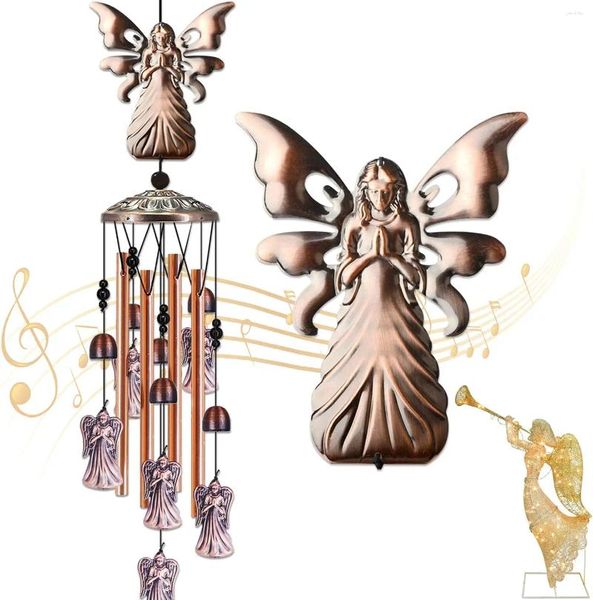 Figurine decorative Angelo Cubiti del vento Regali per donne decorazioni per la camera da esterno giardino cortile patio religioso