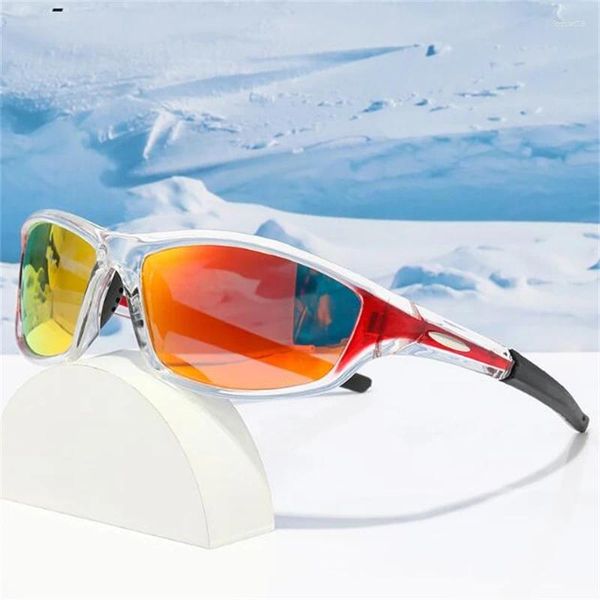 Солнцезащитные очки унисексы спорт Sunshade Mirror 336 Мужские поляризационные линзы.