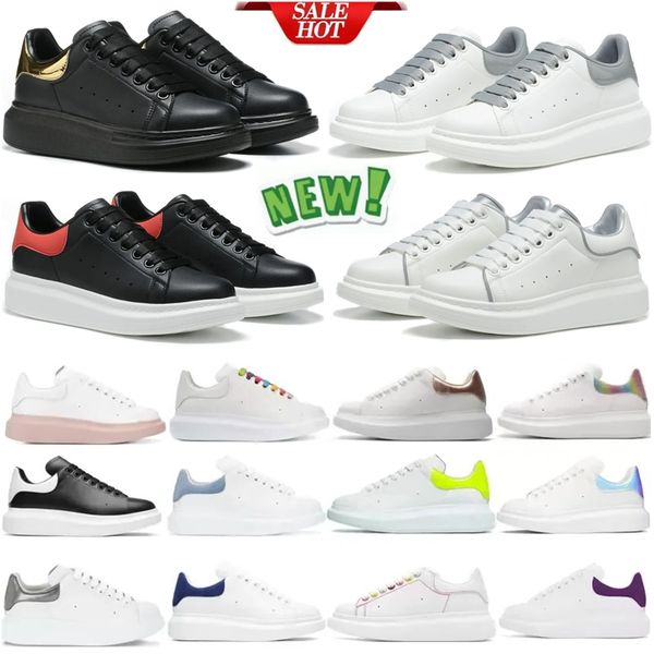 Designer Sapatos casuais masculinos de grandes dimensões brancas pretas de crocodilo de luxúria vermelha prata rosa moda feminina tênis de moda para homens e mulheres treinadores esportivos