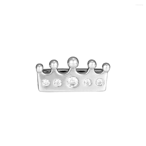 Свободные драгоценные камни S925 Рефлексии плавающие корона Клип Клип Очарование настоящая цепь для рефлексионных браслетов логотип серебряной коллекция друзей бусинки