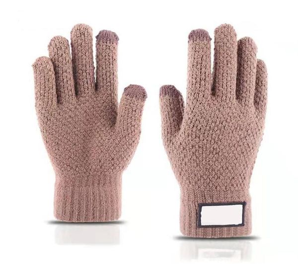 Designer Touch Screen Full Finger Women Men Gloves Inverno L'elasticità è comoda riduce la moderazione e non si deforma quando Pul9441158