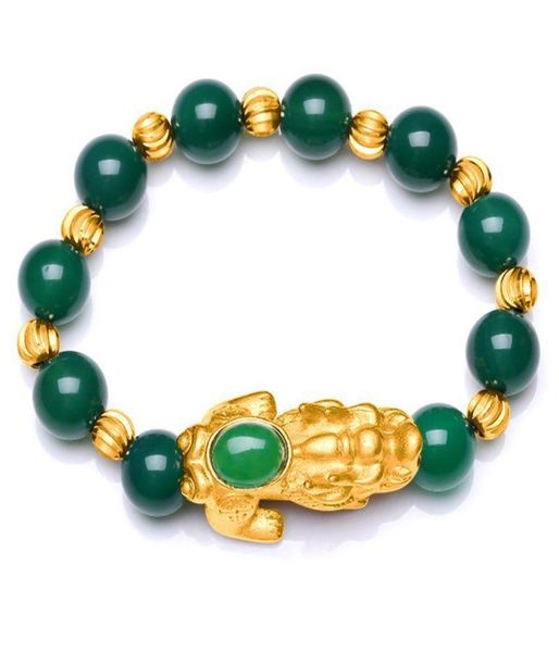 Pixiu красный черный зеленый браслет обсидианов Feng Shui Good Wealth Bracelet Bracelet Unisex Pulsera Hombre Beads для украшения ювелирных изделий7663721