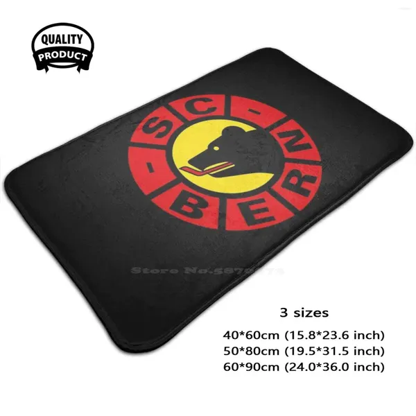 Tappeti SC Bern Ice Hockey comodo tappeto tappeto tappeto pad pad logo Fans Svizzera League